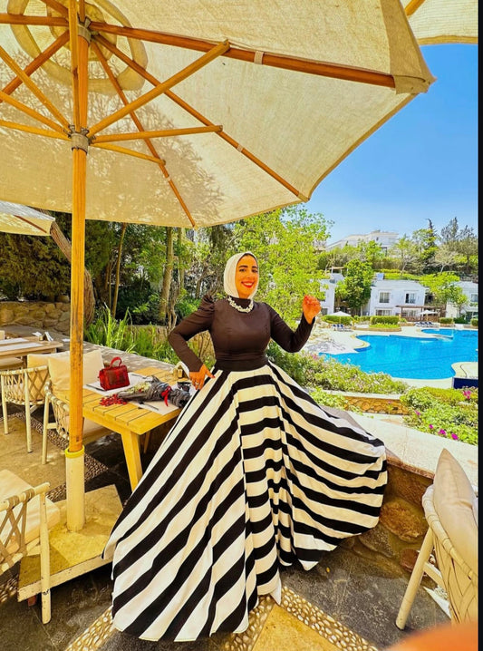 One of the dresses that I designed